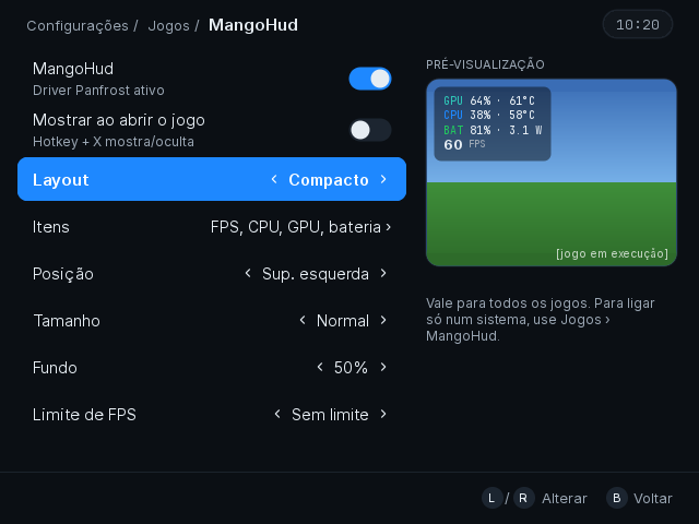 MangoHud settings